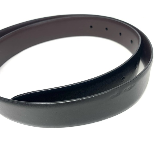 ORIGINAL PENGUIN Brown & Black Genuine Leather Reversible Belt Mens 38 EUC - Picture 7 of 7